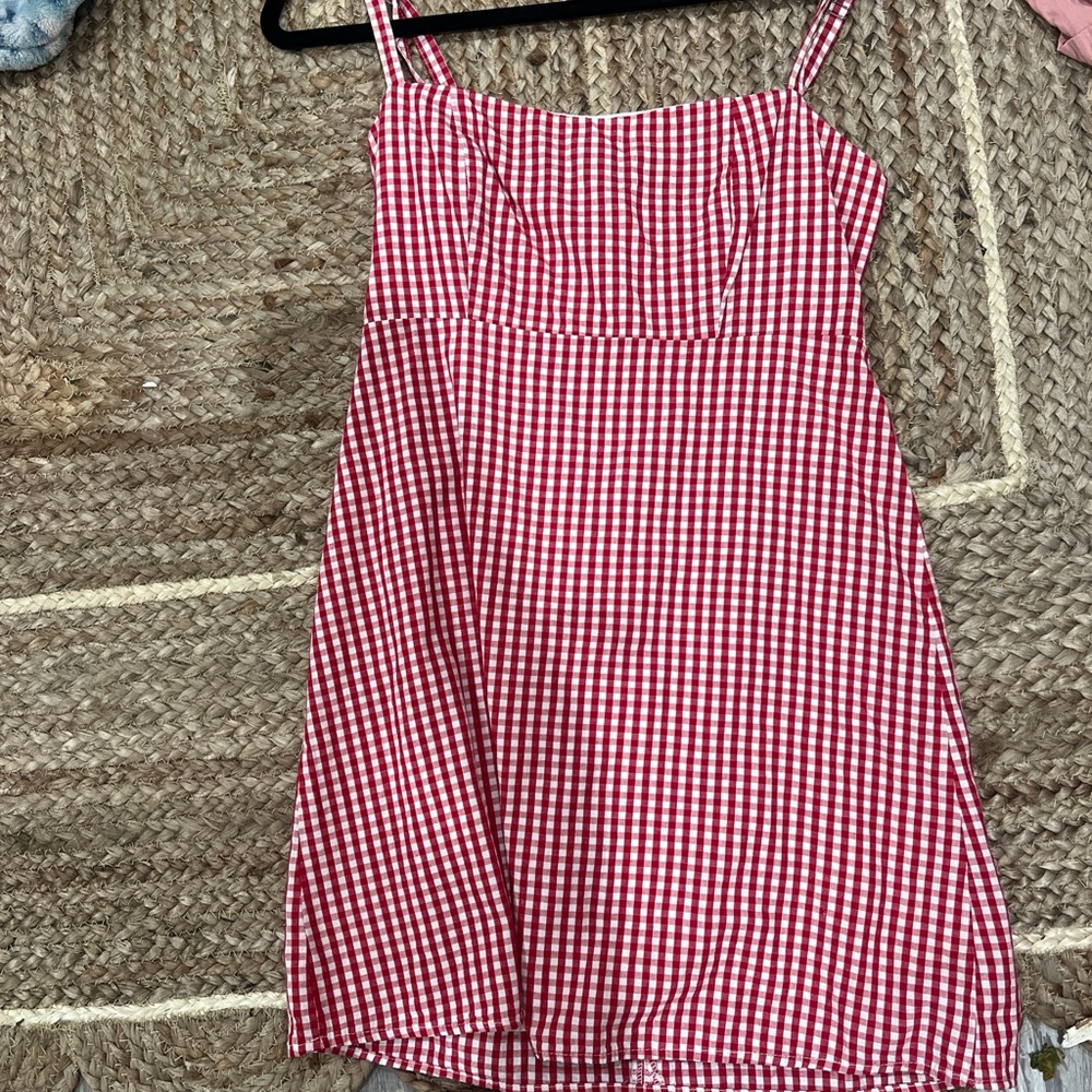 Red Gingham Sundress